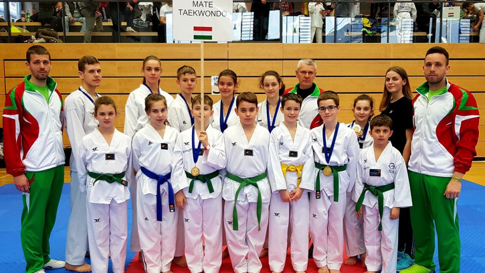 Ausztriában versenyzett a Máté Taekwondo