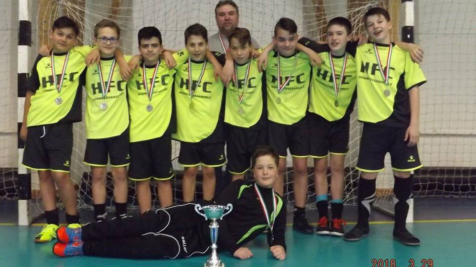 Ezüstérmes a HFC U13 a megyei futsal döntőben